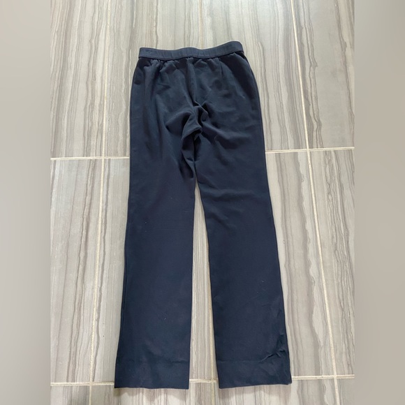NWOT Lafayette 148 NY Dark Navy Elastic Waist Pull On Viscose Stretch Pants Sz S - Picture 11 of 16